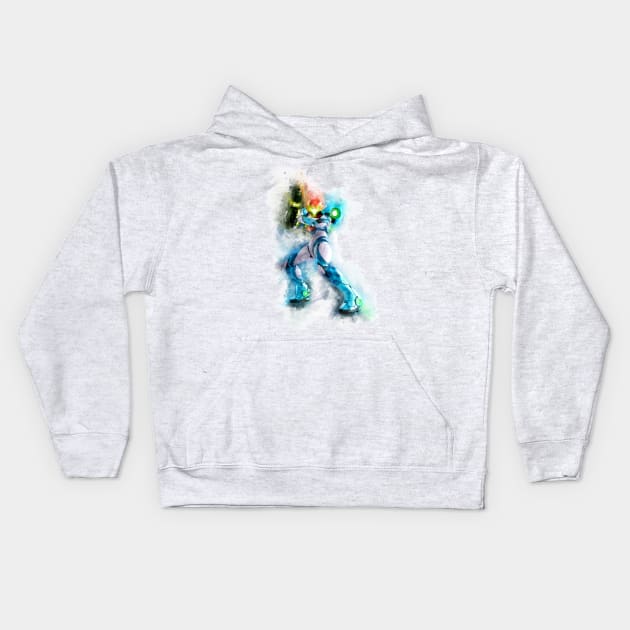 Metroid Dread - Samus (Watercolor) Kids Hoodie by Stylizing4You